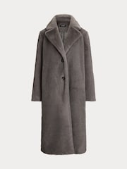 Lauren Ralph Lauren Faux-Fur Long Car Coat - Image 9 of 9