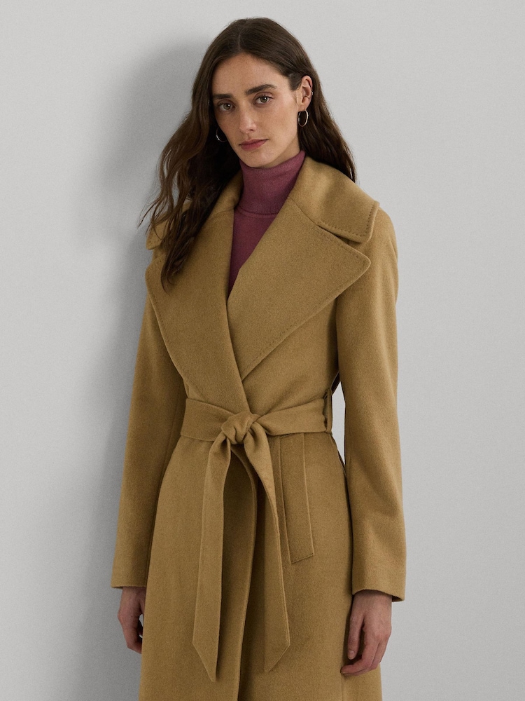 Lauren Ralph Lauren Cashmere Blend Wool Wrap Coat - Image 3 of 5