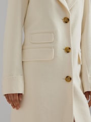 Lauren Ralph Lauren Cashmere Blend Wool Reefer Coat - Image 4 of 8