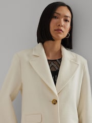 Lauren Ralph Lauren Cashmere Blend Wool Reefer Coat - Image 5 of 8
