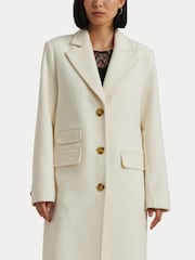 Lauren Ralph Lauren Cashmere Blend Wool Reefer Coat - Image 7 of 8