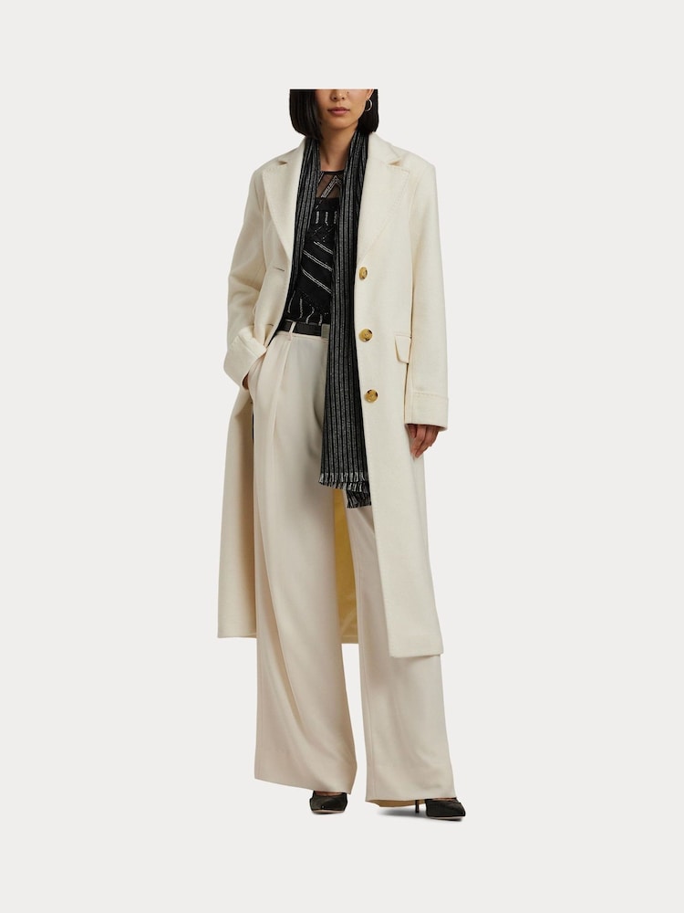 Lauren Ralph Lauren Cashmere Blend Wool Reefer Coat - Image 8 of 8