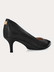 Lauren Ralph Lauren Adrienne Leather Kitten čevlji z visoko peto čevlji - Slika 3 iz 5