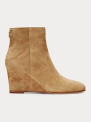 Lauren Ralph Lauren Sherry Suede Wedge Heeled Boots - Image 1 of 4