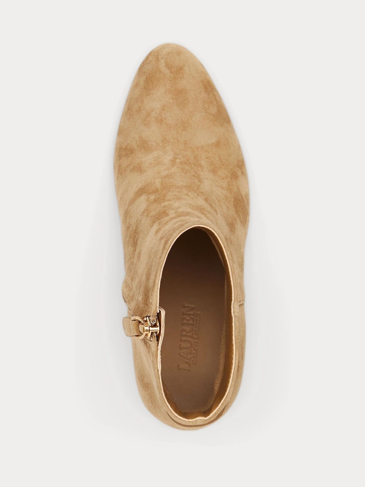 Lauren Ralph Lauren Sherry Suede Wedge Heeled Boots - Image 4 of 4