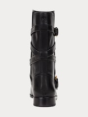 Lauren Ralph Lauren Briannah Leather Wrap Riding Boots - Image 3 of 4