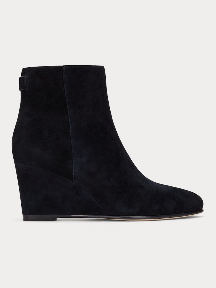 Lauren Ralph Lauren Sherry Suede Wedge Heeled Boots - Image 1 of 4