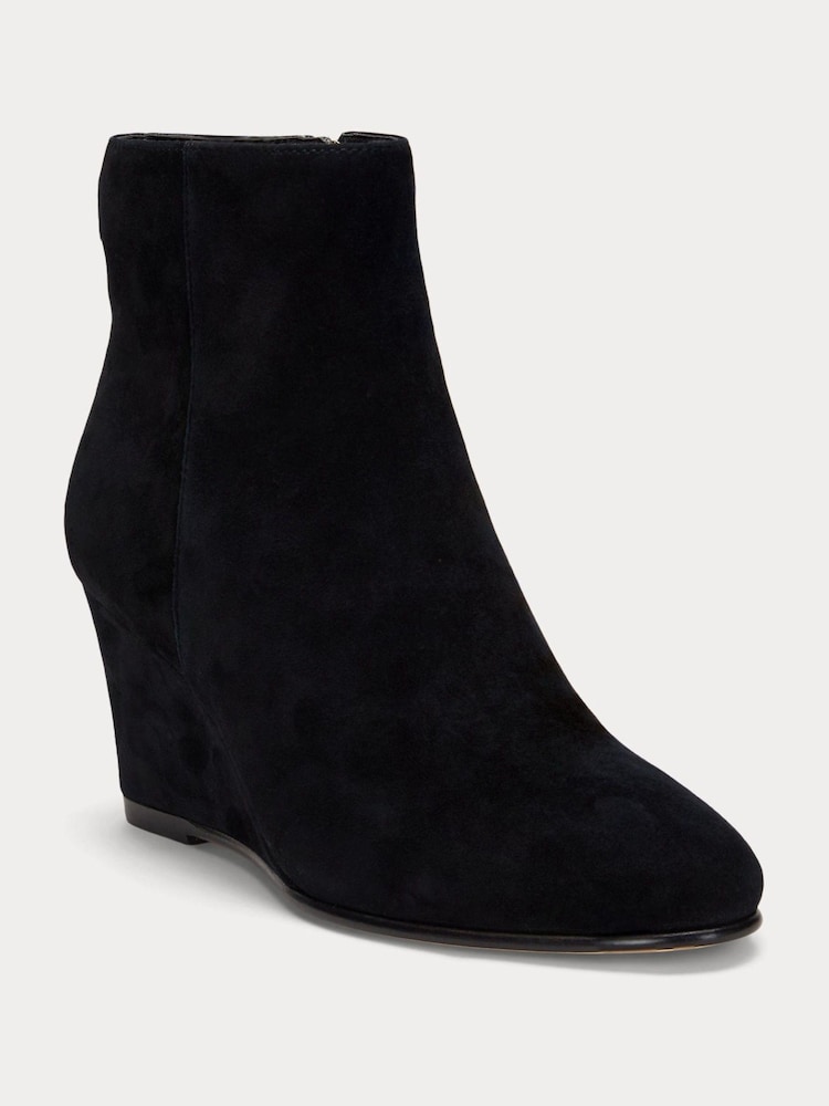 Lauren Ralph Lauren Sherry Suede Wedge Heeled Boots - Image 2 of 4