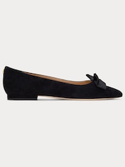 Lauren Ralph Lauren Londyn Suede Bow Ballet Shoes - Image 2 of 4