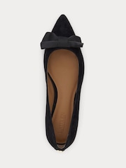 Lauren Ralph Lauren Londyn Suede Bow Ballet Shoes - Image 4 of 4