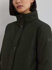 Lauren Ralph Lauren Texture Puffer Faux Fur Hood Coat - Image 4 of 9