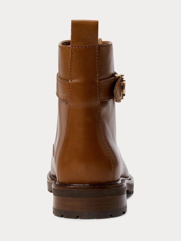 Lauren Ralph Lauren Eldridge Burnished Leather Boots - Image 3 of 4