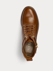 Lauren Ralph Lauren Eldridge Burnished Leather Boots - Image 4 of 4