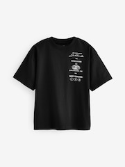 Schwarz/Weiß/Grün mit Sub5cribe-Motiv - Kurzarm-T-Shirts mit lockerer Passform und Grafik-Print aus 100 % Baumwolle im 3er-Pack (3–16 J.) - Bild 2 von 7