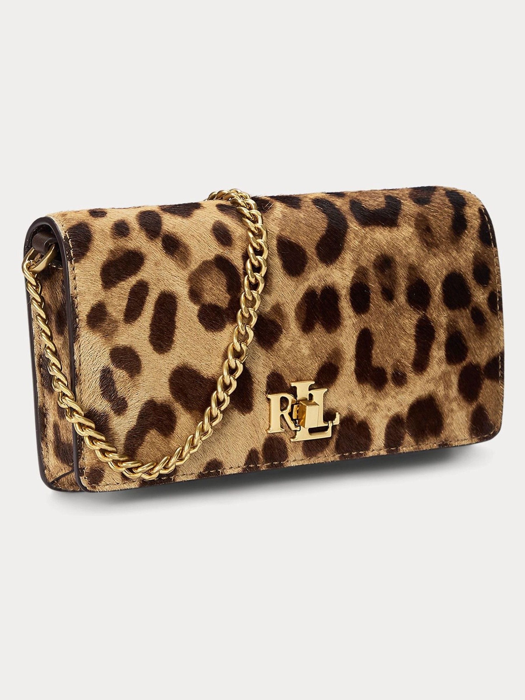 Ralph lauren leopard bag clearance