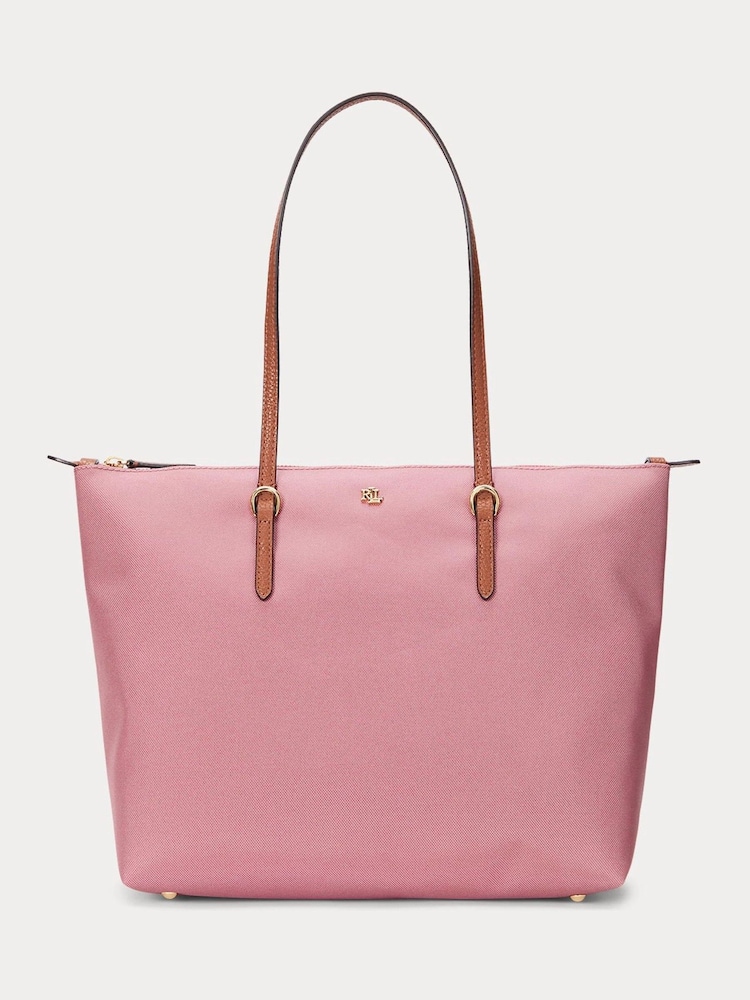 Розовый - Нейлоновая сумка-тоут Lauren Ralph Lauren Keaton - Image 1 of 6