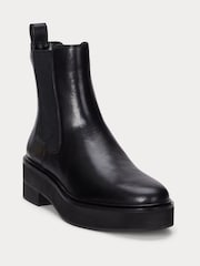 Lauren Ralph Lauren Adrianna Leather Ankle Chelsea Boots - Image 2 of 4