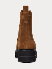 Lauren Ralph Lauren Suede Adrianna Brown Boots - Image 3 of 4