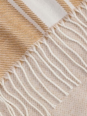 Коричневый - Lauren Ralph Lauren Полиэстер Blend Бордюр с логотипом шарф - Image 3 of 3