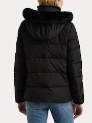 Lauren Ralph Lauren Faux Fur Hood Down Puffer Coat - Image 2 of 8