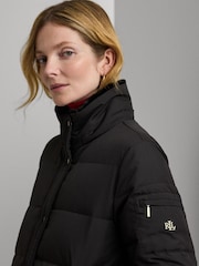 Lauren Ralph Lauren Faux Fur Hood Down Puffer Coat - Image 6 of 8