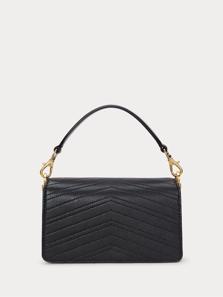 Lauren Ralph Lauren Stitched Nappa Shoulder Bag - Image 2 of 7