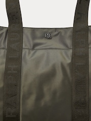 Grün - Lauren Ralph Lauren Nylon Extra-Large Stevie Tote Bag - Bild 5 von 6