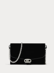 Lauren Ralph Lauren Adair Velvet Clutch Bag - Image 1 of 7