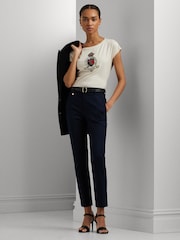 Lauren Ralph Lauren Crest Logo Graphic Cotton Jersey T-Shirt - Image 2 of 7