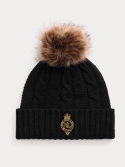 Lauren Ralph Lauren Polyester Blend Cable Crest Patch Hat - Image 1 of 2