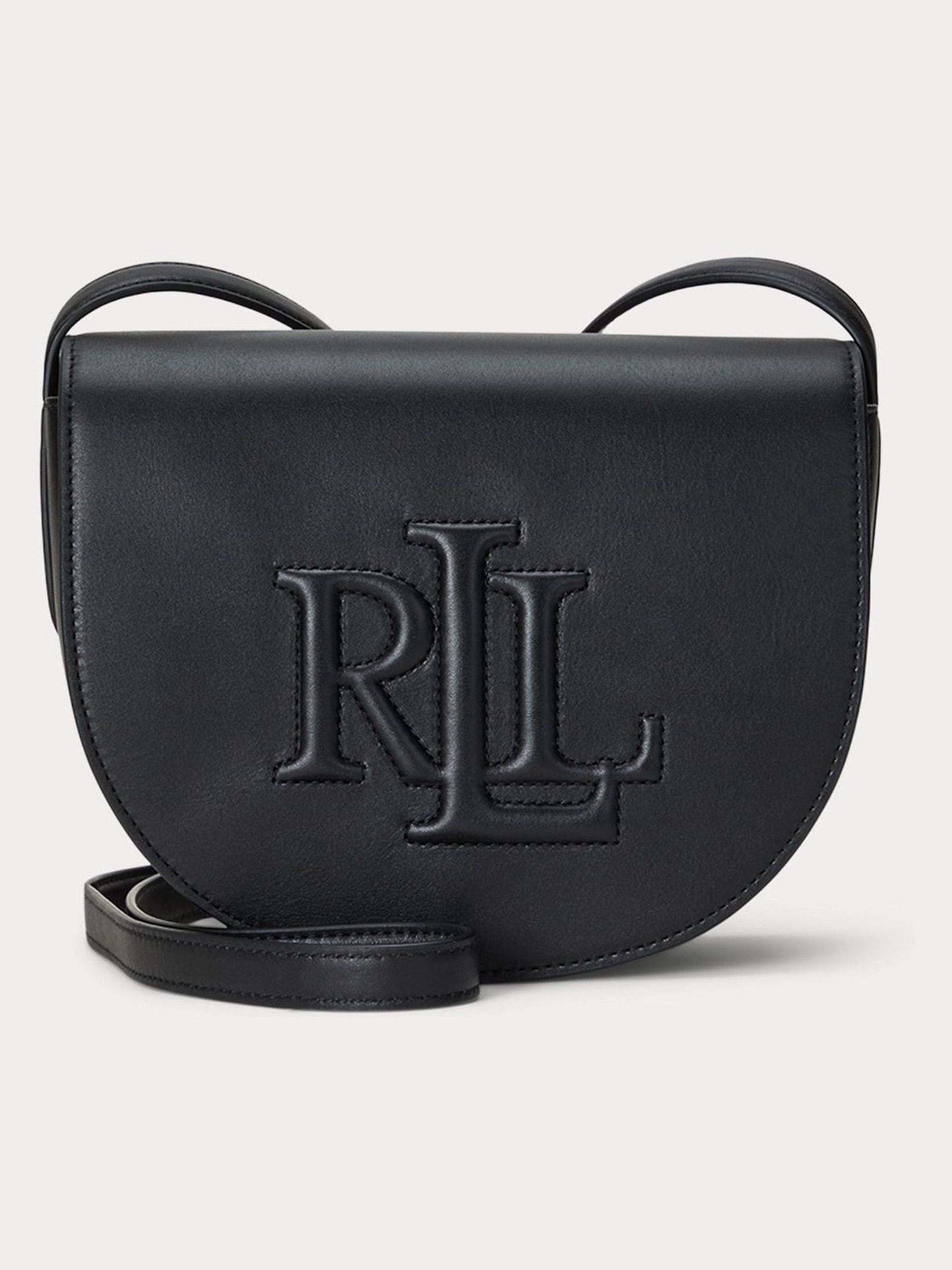 Kaufe Sie Schwarz Lauren Ralph Lauren Leather Medium Witley CrossBody Bag bei Next Deutschland