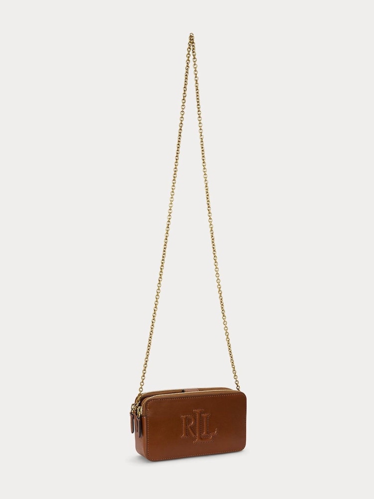 Lauren Ralph Lauren Leather Witley Crossbody Logo Bag - Image 2 of 6