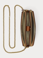 Lauren Ralph Lauren Leather Witley Crossbody Logo Bag - Image 4 of 6