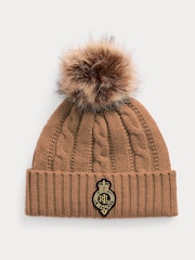 Lauren Ralph Lauren Polyester Blend Cable Crest Patch Hat - Image 1 of 2