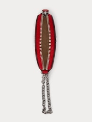 Lauren Ralph Lauren Crosshatch Leather Round Pouch Bag - Image 3 of 3
