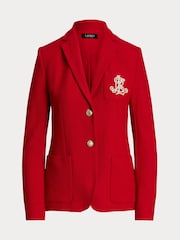 Lauren Ralph Lauren Anfisa Crest Logo Blazer Jacket - Image 9 of 9