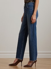 Lauren Ralph Lauren High-Rise Relaxed Straight Ankle Jeans - Image 3 of 9