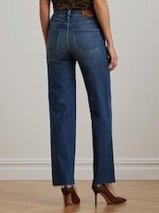 Lauren Ralph Lauren High-Rise Relaxed Straight Ankle Jeans - Image 4 of 9