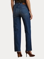 Lauren Ralph Lauren High-Rise Relaxed Straight Ankle Jeans - Image 6 of 9