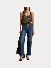 Lauren Ralph Lauren High-Rise Relaxed Straight Ankle Jeans - Image 8 of 9