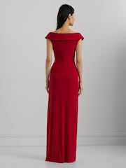 Lauren Ralph Lauren Curve Jersey Off-the-Shoulder Gown - Image 2 of 7
