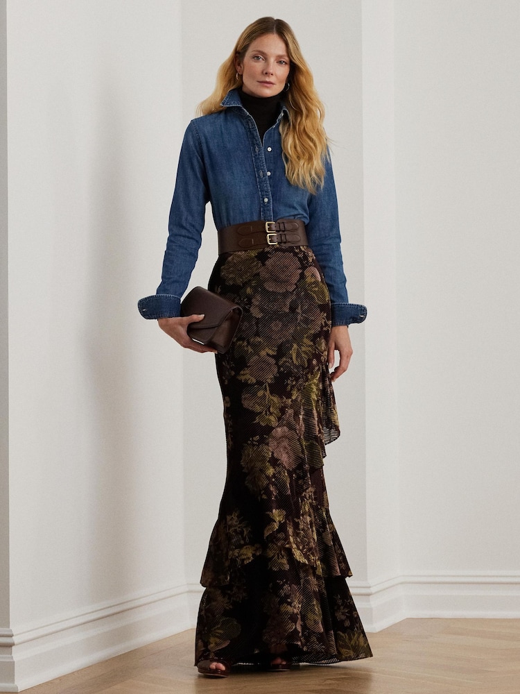 Lauren Ralph Lauren Classic Fit Denim Shirt - Image 2 of 8