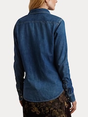 Lauren Ralph Lauren Classic Fit Denim Shirt - Image 5 of 8