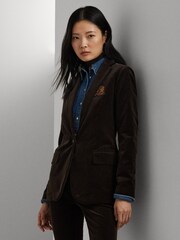 Вельветовый блейзер Lauren Ralph Lauren Bullion - Image 1 of 8