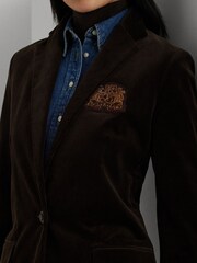 Вельветовый блейзер Lauren Ralph Lauren Bullion - Image 4 of 8