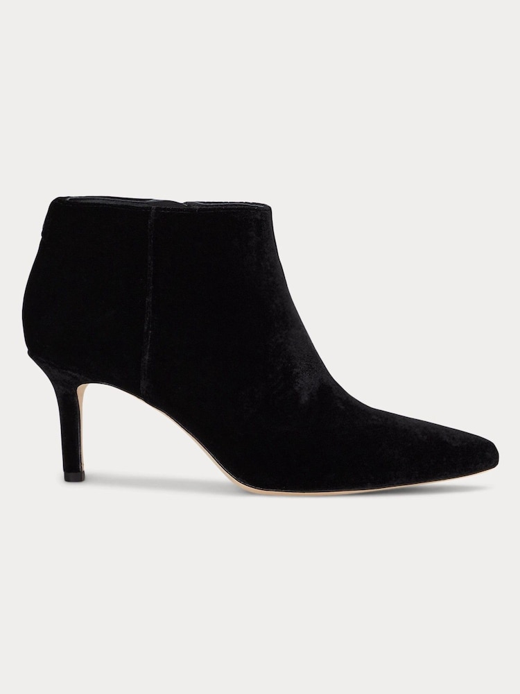 Lauren Ralph Lauren Lizie Velvet Ankle Boots - Image 1 of 4