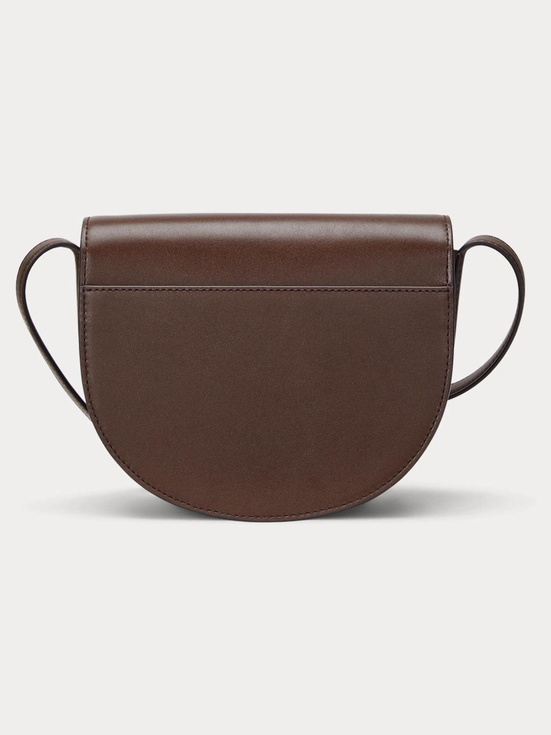 Kaufe Sie Braun Lauren Ralph Lauren Leather Medium Witley CrossBody Bag bei Next Deutschland