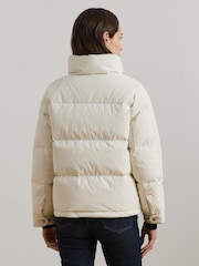 Lauren Ralph Lauren Crest Patch Down Puffer Coat - Image 4 of 10