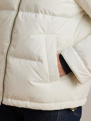 Lauren Ralph Lauren Crest Patch Down Puffer Coat - Image 6 of 10