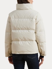 Lauren Ralph Lauren Crest Patch Down Puffer Coat - Image 7 of 10